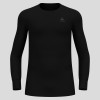 Koszulka męska Odlo BL TOP crew neck l/s ACTIVE WARM ECO roz. L Czarna