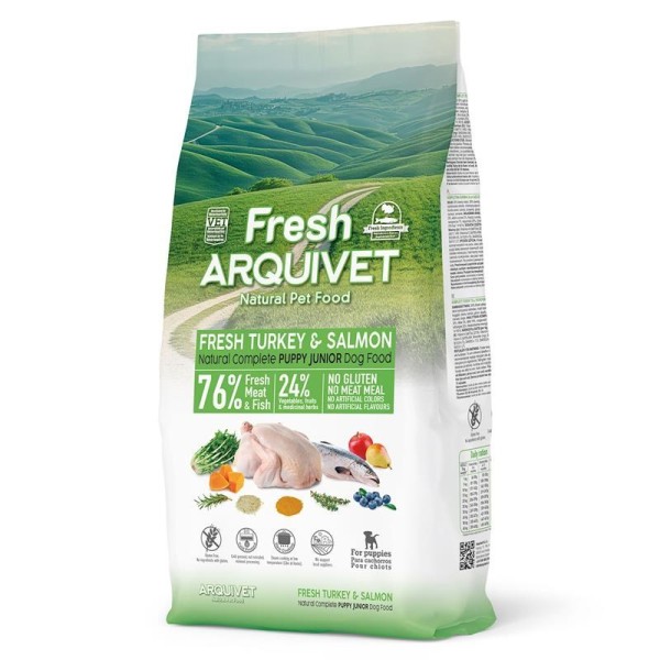 ARQUIVET Fresh Puppy Turkey and Salmon ...