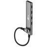 Goobay 76564 Slim 4-Port USB-Hub, USB-C™ auf USB-C™, 5 Gbit/s, Grey