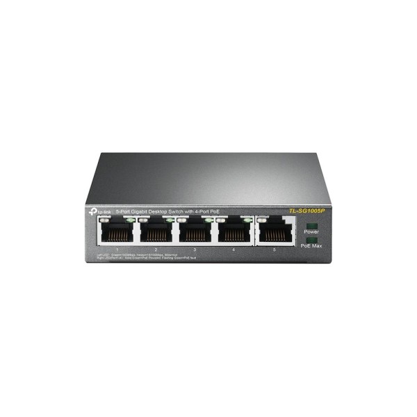 Switch|TP-LINK|Desktop/pedestal|5x10Base-T / 100Base-TX / 1000Base-T|PoE ports ...