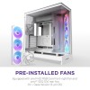 NZXT PC case H9 Flow RGB 2025 white