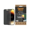 PanzerGlass | Screen protector | Apple | iPhone 14 Pro | Glass | Black | Ultra-Wide Fit; Easy installation; Privacy Filter; Fingerprint resistant | Privacy