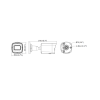 Hikvision | IP Camera | DS-2CD1043G2-I | Bullet | 4 MP | 2.8mm/4mm | IP67 | H.265+ | Micro SD, Max. 256GB
