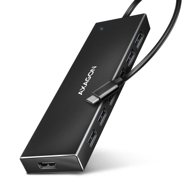 I/O HUB USB-C 7PORT FLAT/0.3M HUE-F7C ...