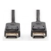 Digitus | DisplayPort Connection Cable | Black | DP male | DP male | DP to DP | 1 m