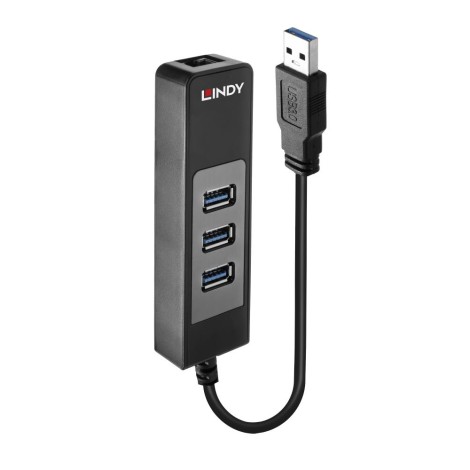 I/O HUB USB3 & LAN ADAPTER/43176 LINDY