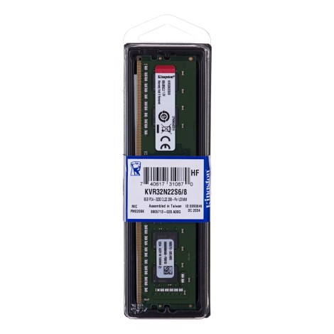 MEMORY DIMM 8GB PC25600 DDR4/KVR32N22S6/8 KINGSTON
