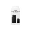 Power charger SAMSUNG Trio EP-T6530 65W PD 1x USB-A, 2x USB-C (EP-T6530NBEGEU) Black