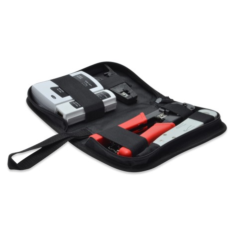 Digitus | Network Tool Set, LAN Tester, Crimping Tool, Cut and Stripping Tool, Punch Down Tool | Tool kit