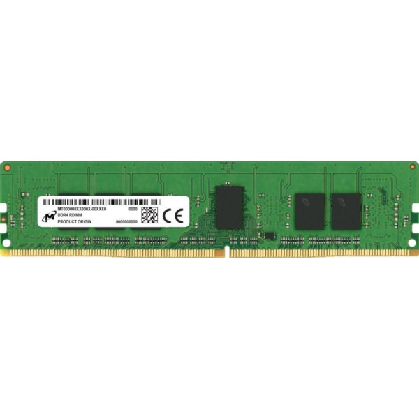 Server Memory Module|MICRON|DDR4|8GB|RDIMM/ECC|3200 MHz|CL 22|1.2 V|Chip ...