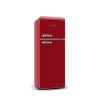 ETA | Refrigerator | ETA253490030E Storio retro | Energy efficiency class E | Free standing | Double Door | Height 148.2 cm | Fridge net capacity  170 L | Freezer net capacity 45 L | 44 dB | Red