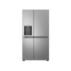 LG Refrigerator | GSLC41PYPE | Energy efficiency class E | Free standing | Side by side | Height 179 cm | Fridge net capacity 420 L | Freezer net capacity 221 L | Display | 36 dB | Grey