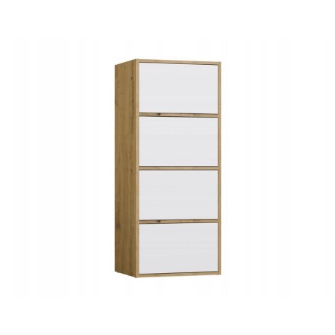 ALMA CHEST OF DRAWERS ARTISAN OAK/WHITE