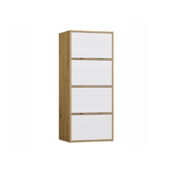 ALMA CHEST OF DRAWERS ARTISAN OAK/WHITE