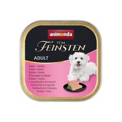 ANIMONDA VOM FEINSTEN ADULT LUNCH Wet dog food Turkey Ham 150 g