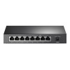 Switch|TP-LINK|TL-SF1008LP|Desktop/pedestal|8x10Base-T / 100Base-TX|PoE ports 4|TL-SF1008LP