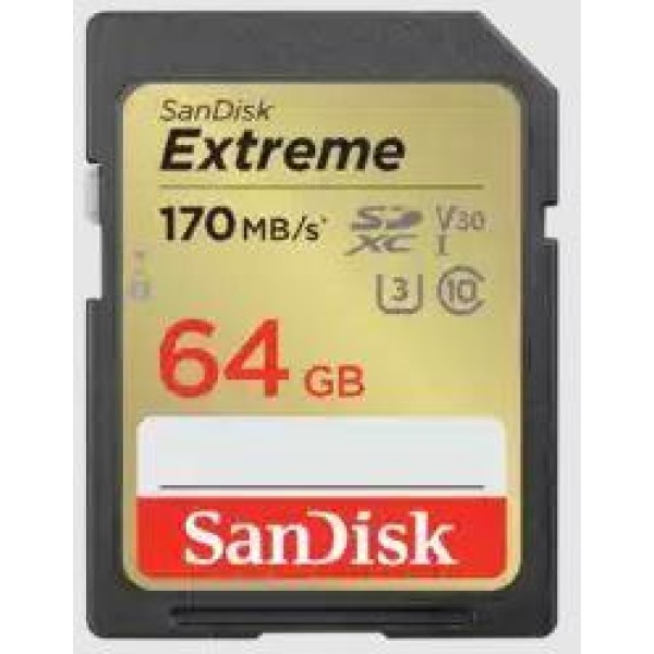 MEMORY SDXC 64GB UHS-1/SDSDXV2-064G-GNCIN SANDISK