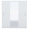 Topeshop FARO235 BIEL L KPL bedroom wardrobe/closet 5 shelves 3 door(s) White