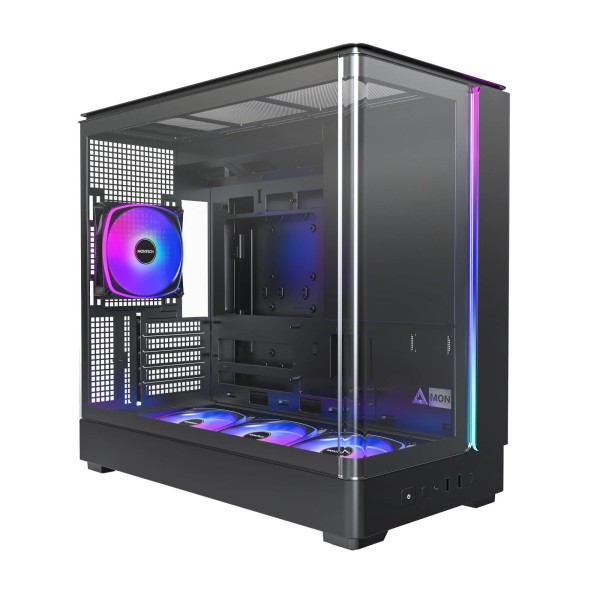 Case|MONTECH|micro ATX/Mini-ITX|Black|Midi Tower|PC|KING 15 PRO|KING15PRO(B)