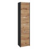 Topeshop S43 ANTRACYT/ARTISAN office bookcase