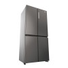 Haier Side by side Refrigerator HCR3818ENMD (467L; dark inox)