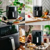 Adler AD 6317 Air Fryer Oven, 12 programs, 5.5 L, Black