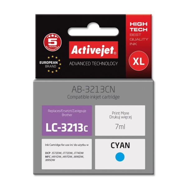 Activejet AB-3213CN Ink cartridge (replacement for ...