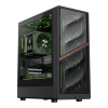 Gamemax Case | AERIS 330 MB | Black | Mini Tower | Power supply included No