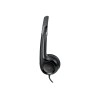 Logitech | Computer headset | H390 | On-Ear Built-in microphone | USB Type-A | Black