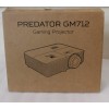 SALE OUT. Acer PREDATOR GM712 Projector, DLP, 4K UHD, 4000lm, 20000/1, HDMI, Black | Acer PREDATOR GM712 | 4K UHD (3840 x 2160) | 3600 ANSI lumens | Black | USED