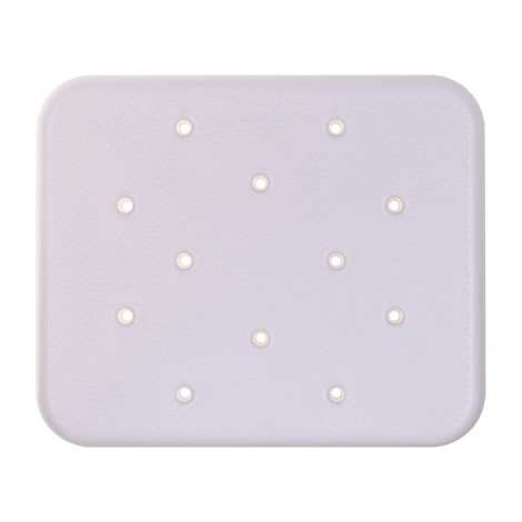 Shower chair with backrest and armrests