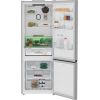 BEKO Refrigerator | B3RCNE564HXB | Energy efficiency class E | Free standing | Combi | Height 192 cm | No Frost system | Fridge net capacity 340 L | Freezer net capacity 150 L | Display | 39 dB | Stainless steel