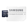 Samsung | MicroSD Card | PRO Ultimate | 512 GB | microSDXC Memory Card | Flash memory class U3, V30, A2 | SD adapter