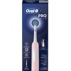 Oral-B | Electric Toothbrush | Pro Series 1 Cross Action | Rechargeable | For adults | Number of brush heads included 1 | Number of teeth brushing modes 3 | Pink
