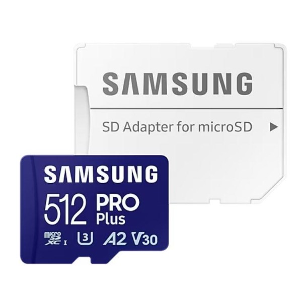 MEMORY MICRO SDXC PRO+ 512GB/W/ADAPT MB-MD512SA/EU ...