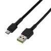 Green Cell KABGC23 USB cable USB 2.0 0.3 m USB A Micro-USB B Black