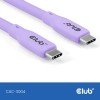 CABLE USB-C TO USB-C 2M/M/M PURPLE CAC-3004 CLUB3D