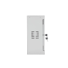 SOMI Networks | 3U, 19” Standard Vertical Installation Vertical Mount Cabinet | 3U-54/18SN | Gray | Cable Entrances; Steel Doors; Assembled | Depth: 18 cm