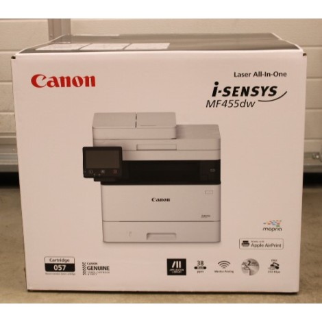 SALE OUT. Canon I-SENSYS MF455DW MFP laser | Canon Multifunction Laser Printer | I-SENSYS MF455DW | Laser | Mono | Printer | A4 | Wi-Fi | DAMAGED PACKAGING