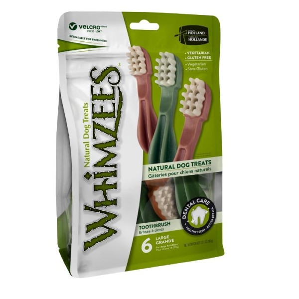 WHIMZEES Toothbrush Dog Chew L - ...