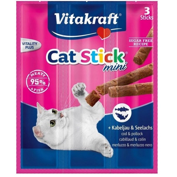 VITAKRAFT CatStick Classic Cod and saithe ...