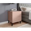 Cama bedside cabinet NOVA 44x40x52 pink matt