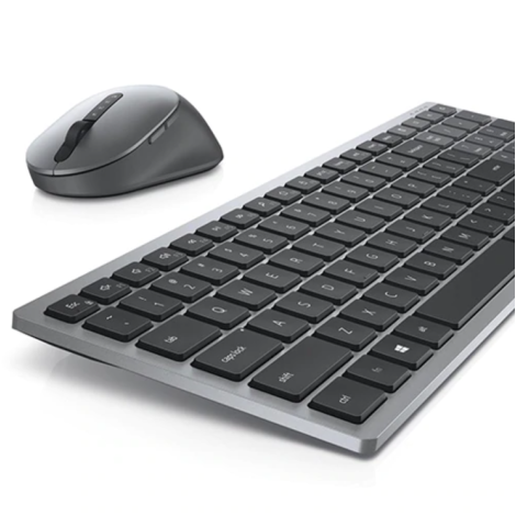 Dell | Keyboard and Mouse | KM7120W | Keyboard and Mouse Set | Wireless | Batteries included | US | Bluetooth | Titan Gray | Numeric keypad | Wireless connection