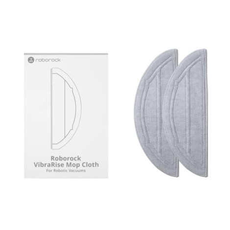 VACUUM ACC MOP CLOTH VIBRARISE/GREY 2PC 8.02.0436 ROBOROCK