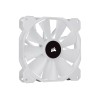 Corsair | 140mm White PWM Fan, Dual Fan Kit with Lighting Node CORE | iCUE SP140 RGB ELITE Performance | Case Fan