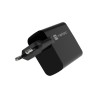 NATEC RIBERA GAN CHARGER 1x USB-A + 1x USB-C 65W BLACK