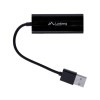 Lanberg NC-0100-01 cable interface/gender adapter USB-A RJ-45 Black