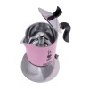 Bialetti 6586 Moka pot 0.15 L Black, Pink, Silver