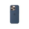 Apple iPhone 16 Pro Silicone Case with MagSafe - Denim | Apple