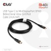 CABLE USB-C TO MINI DP 1.2M/M/M CAC-1561 CLUB3D